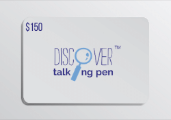 Discover Talking Pen Gift Card