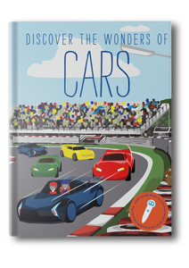 Discover the Wonders of Cars is an non-fiction interactive children science book with sound effect that are great for children K-6. Educational Screen free activity. Listen to the talking pen read narration, dialogue, sound effect, and music.