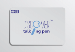 Discover Talking Pen Gift Card