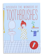 Load image into Gallery viewer, Cover of Discover the Wonders of Toothbrushes, which is a non-fiction interactive children science book with sound effect that are great for children K-6. Educational Screen free activity. Listen to the talking pen read narration, dialogue, sound effect, and music.